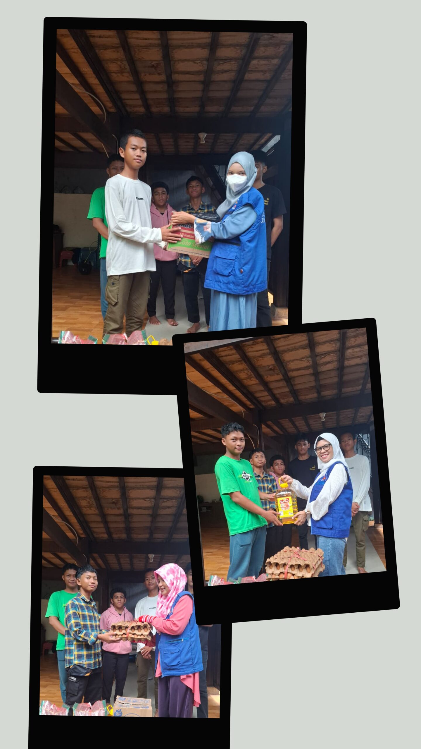 Dok. Penyerahan Bantuan Sembako Kepada Anak Pesantren 